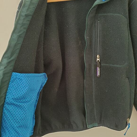 Vintage Patagonia Synchilla Green Fleece Jacket - Picture 6 of 8